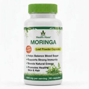 Health Hues Moringa Leaf Powder Capsules