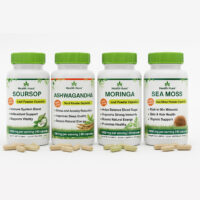 Health Hues Soursop, Ashwagandha, Moringa, Sea Moss Wellness Bundle